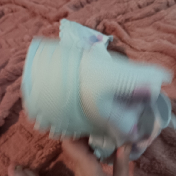 White and Pink Butterflies Sneakers - Picture 8 of 10